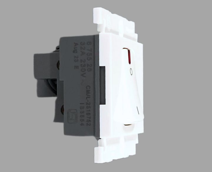 Mylinc DP Switch 32A with Indicator 675526  White-1